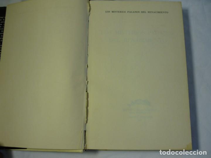 Libros: Los misterios paganos del renacimiento, Edgar Wind, 1972 - Foto 7