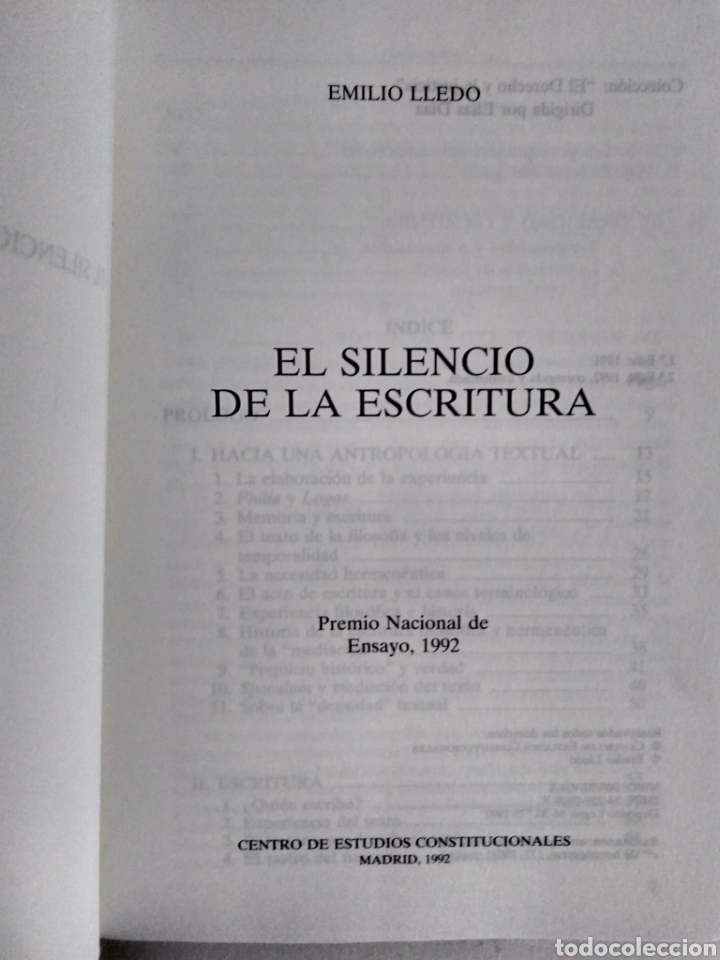 Libros: El silencio de la escritura / Manuel Lled&oacute; - Foto 3