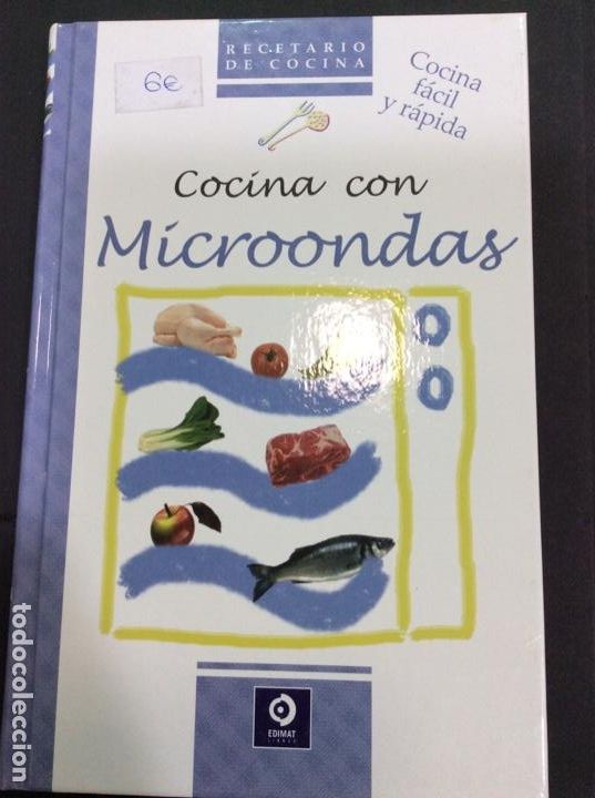 Livros em segunda m&atilde;o: recetario de cocina cocina con microondas, Edimat libros