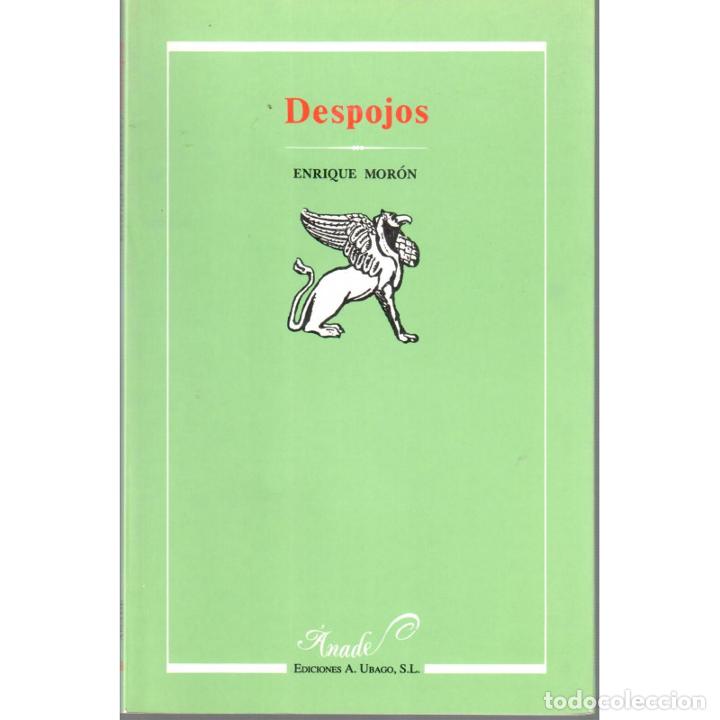 Libros: Despojos - MORON, Enrique - Foto 1