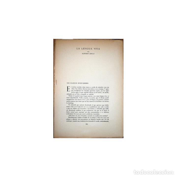 Libros: La Lengua viva - JUNCO, Alfonso - Foto 1