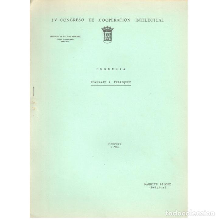 Libros: Homenaje a Vel&aacute;zquez - BILCKE, Maurits - Foto 1