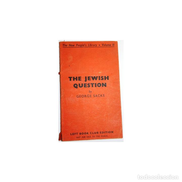 Libros: The Jewish Question - SACKS, George - Foto 1