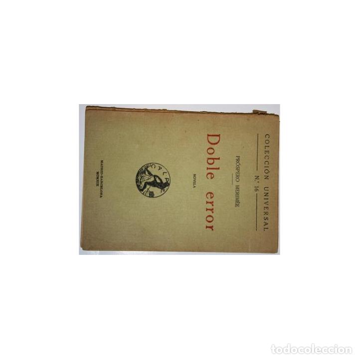 Libros: Doble error. Novela. Traducci&oacute;n de &Aacute;ngel S&aacute;nchez Rivero - MERIM&Eacute;E, Pr&oacute;spero - Foto 1