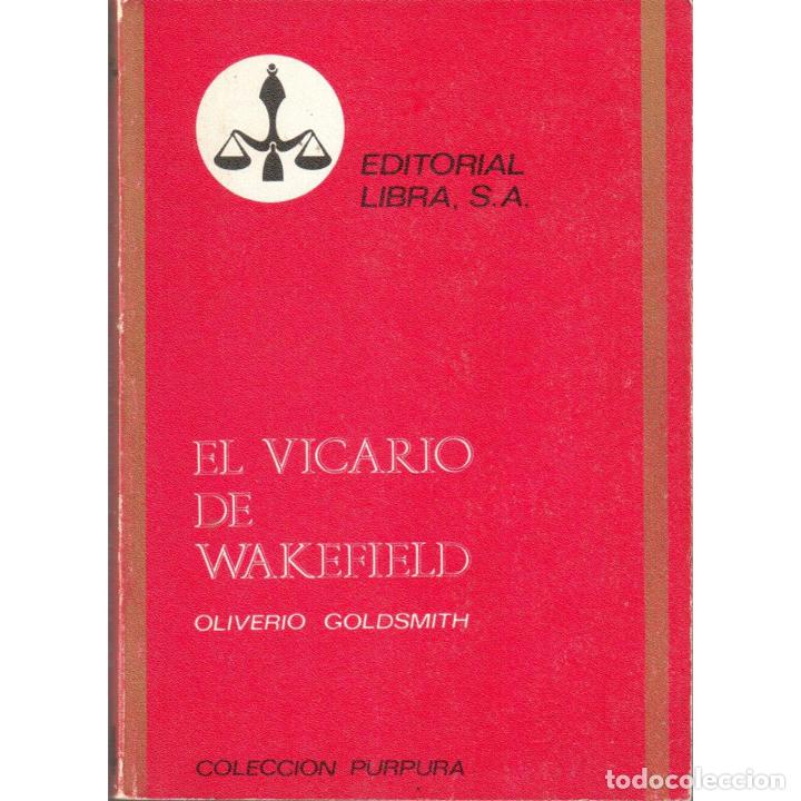 Libros: El vicario de Wakefield - GOLDSMITH, OLIVERIO - Foto 1