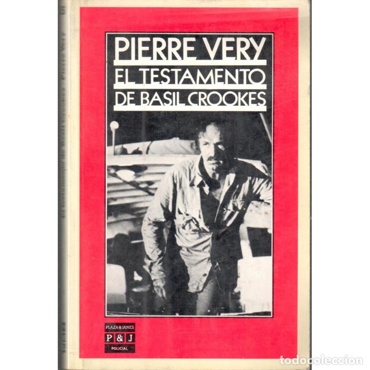 Libros: El testamento de Basil Crookes - V&Eacute;RY, PIERRE - Foto 1