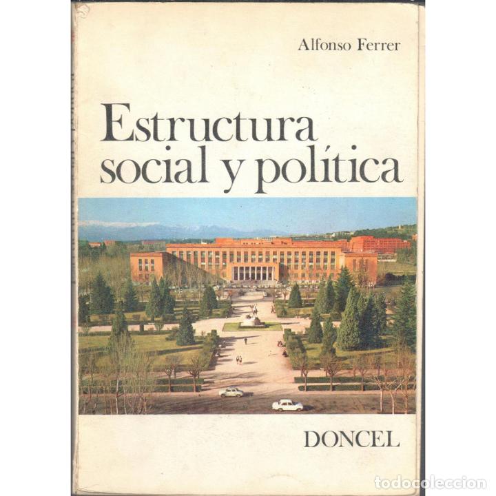 Libros: Estructura social y pol&iacute;tica - FERRER, Alfonso - Foto 1