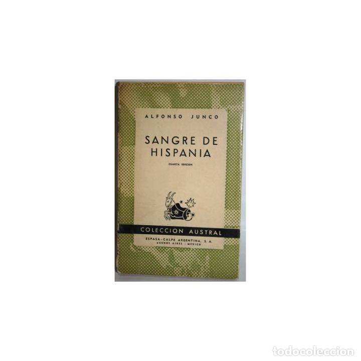 Libros: SANGRE DE HISPANIA - JUNCO, Alfonso - Foto 1