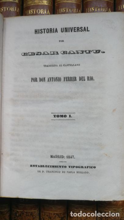 Libros: Historia universal. 38 vol&uacute;menes - &rdquo;Cant&ugrave;, Cesar.&rdquo; - Foto 4
