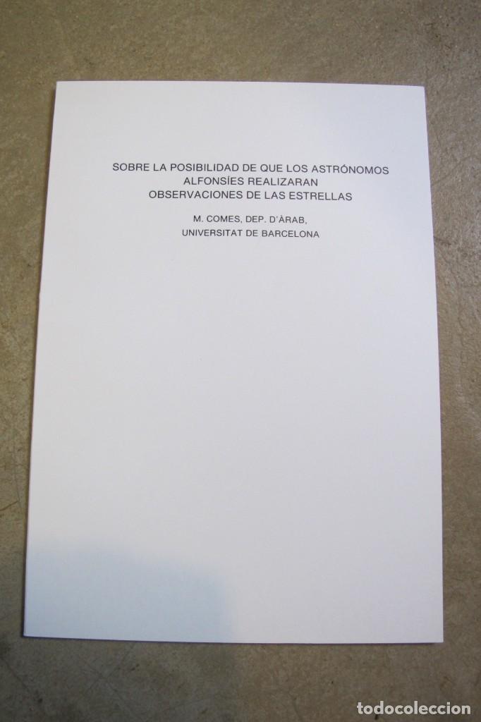 books: SOBRE LA POSIBILIDAD DE QUE LOS ASTRONOMOS ALFONSIES REALIZARAN OBSERVACIONES DE LAS ESTRELLAS COMES