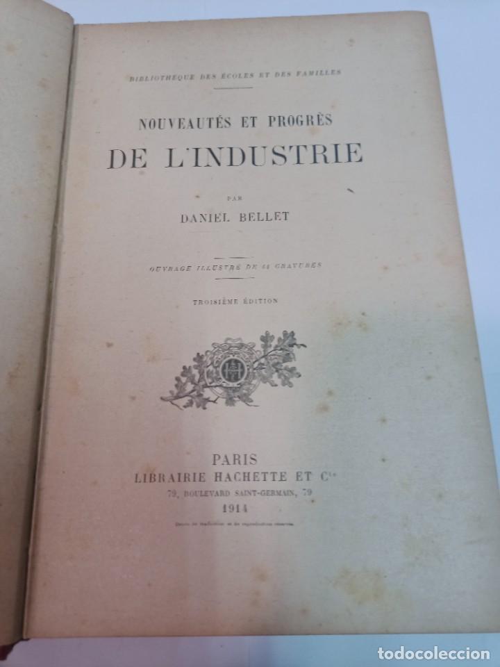 Libros: DANIEL BELLET Nouveaut&eacute;s et progr&eacute;s de lindustrie (franc&eacute;s) SA8769 - Foto 2