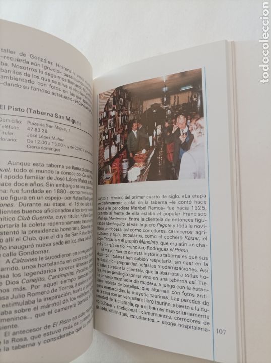 Libros: Nuestras tabernas. Diputaci&oacute;n Provincial de C&oacute;rdoba, 1987 - Foto 3