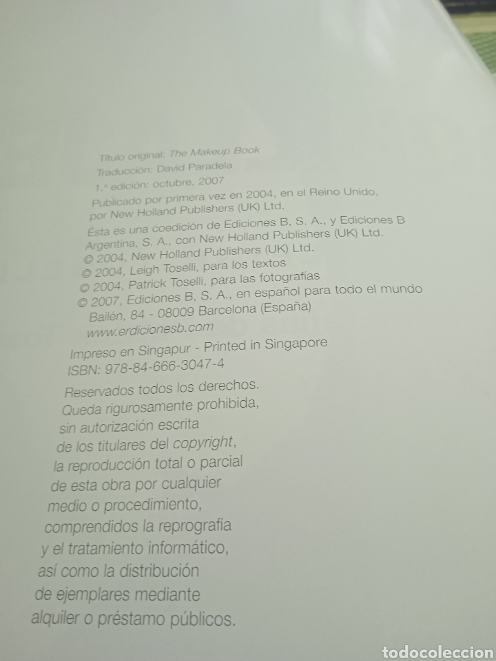Libros: Barybook 321. Maquillaje Leigh Toselli. - Foto 6