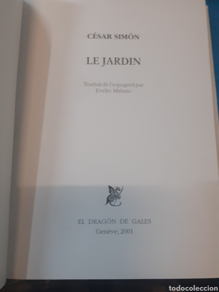 Libros: LE JARDIN - SIMON,C&eacute;sar - Foto 3
