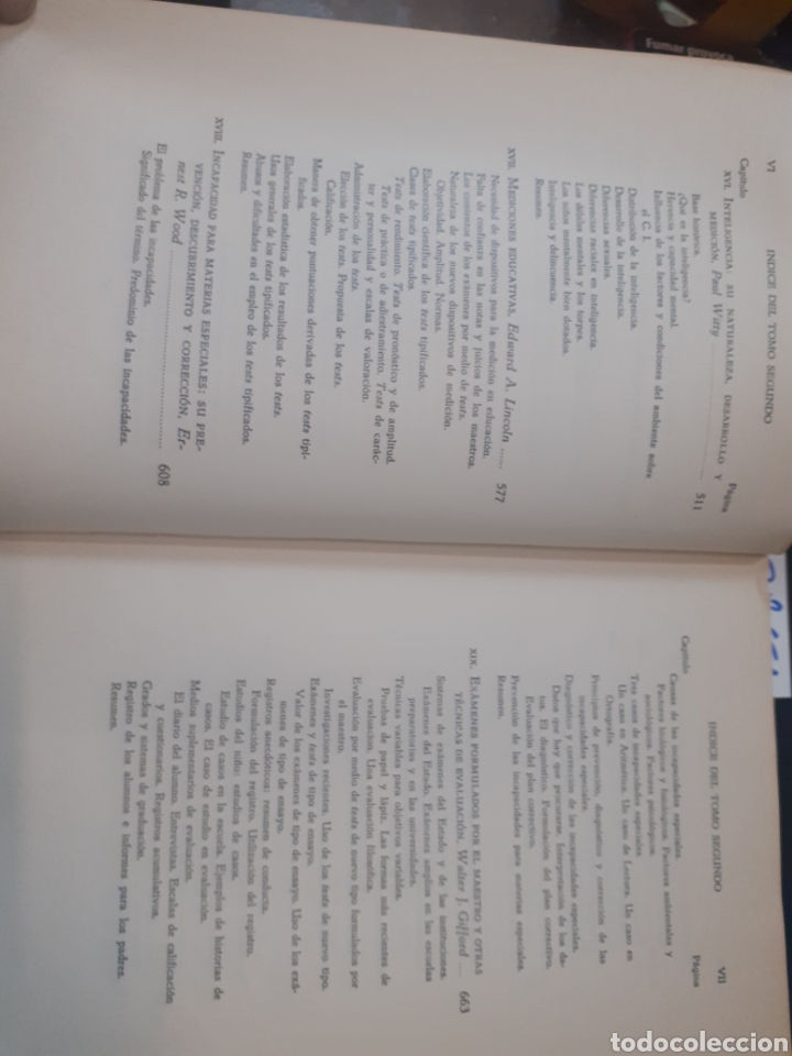 Libros: PSICOLOGIA DE LA EDUCACION. Los 2 tomos. Completo - SKINNER,Charles E. - Foto 8