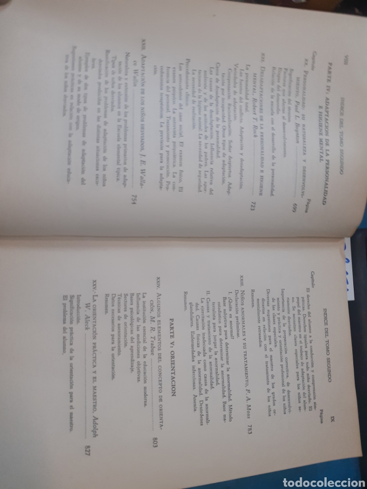 Libros: PSICOLOGIA DE LA EDUCACION. Los 2 tomos. Completo - SKINNER,Charles E. - Foto 9