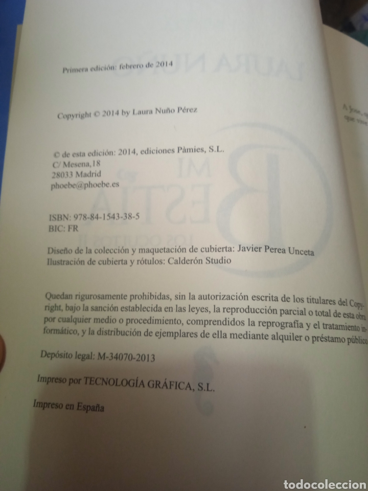 Libros: Barybook 172. . Mi bestia Laura Nu&ntilde;o - Foto 4