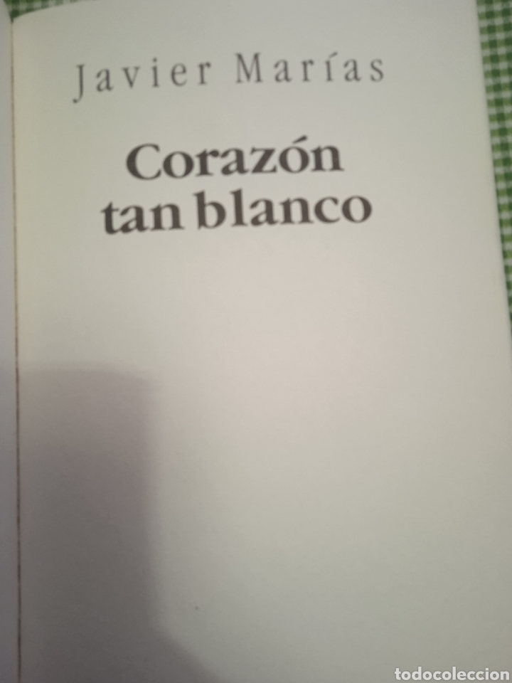 Libros: Barybook 126 Coraz&oacute;n tan blanco Javier Mar&iacute;as - Foto 2