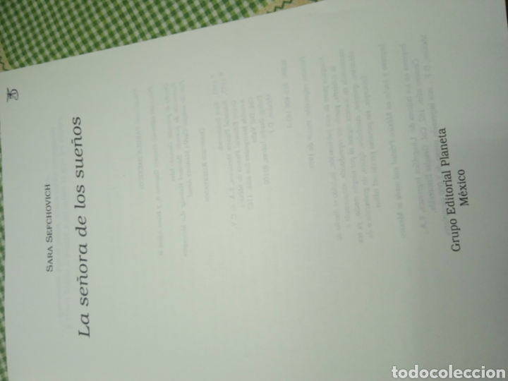 Libros: Barybook 303. . La se&ntilde;ora de los sue&ntilde;os Sara sefchovich - Foto 3