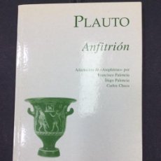 Livres: PLAUTO ANFITRIÓN EDICIONES CLÁSICAS MADRID 2002. Lote 327890593