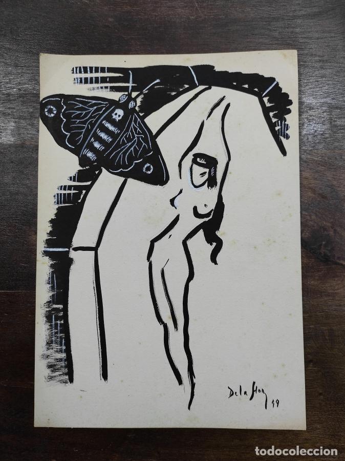 Libros: Dibujo original. - Hoz, &Aacute;ngel de la - Foto 1