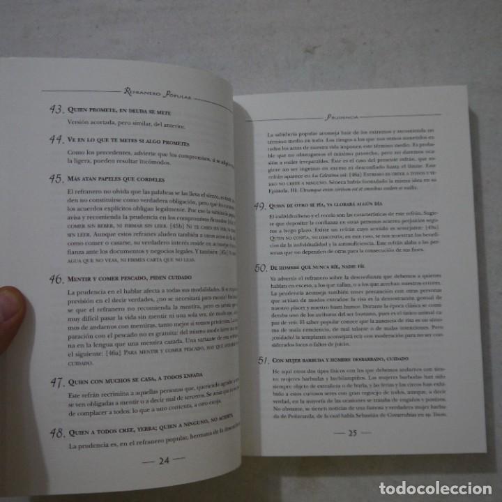 Libros: REFRANERO POPULAR - JOS&Eacute; CALLES - EDITORIAL LIBSA - 2010 - Foto 6