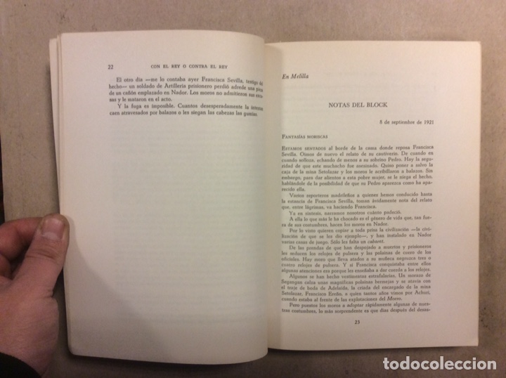 Libros: CON EL REY O CONTRA EL REY. INDALECIO PRIETO. EDICIONES OASIS 1972 (1&ordf; EDICI&Oacute;N). - Foto 3