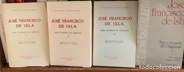 Libros: Fray Gerundio de Campazas. 4 tomos, completa. - ISLA, Jos&eacute; Francisco. - Foto 1
