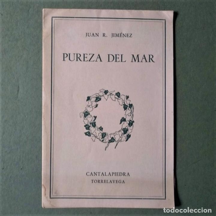 Libros: PUREZA DEL MAR. - JIM&Eacute;NEZ, Juan Ram&oacute;n. - Foto 1