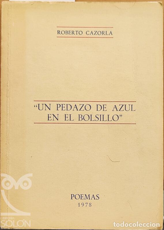 Libros: Un pedazo de azul en el bolsillo - Roberto Cazorla - Foto 1