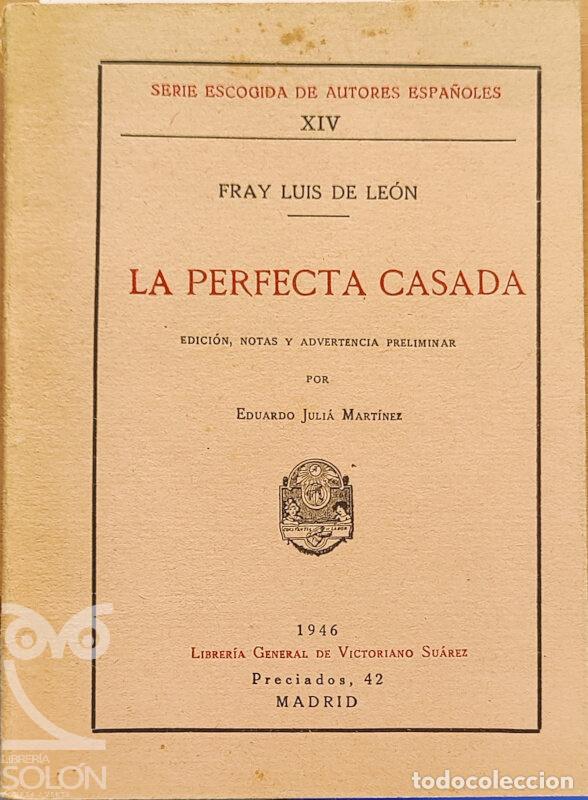 Libros: La perfecta casada - Fray Luis de Le&oacute;n - Foto 1