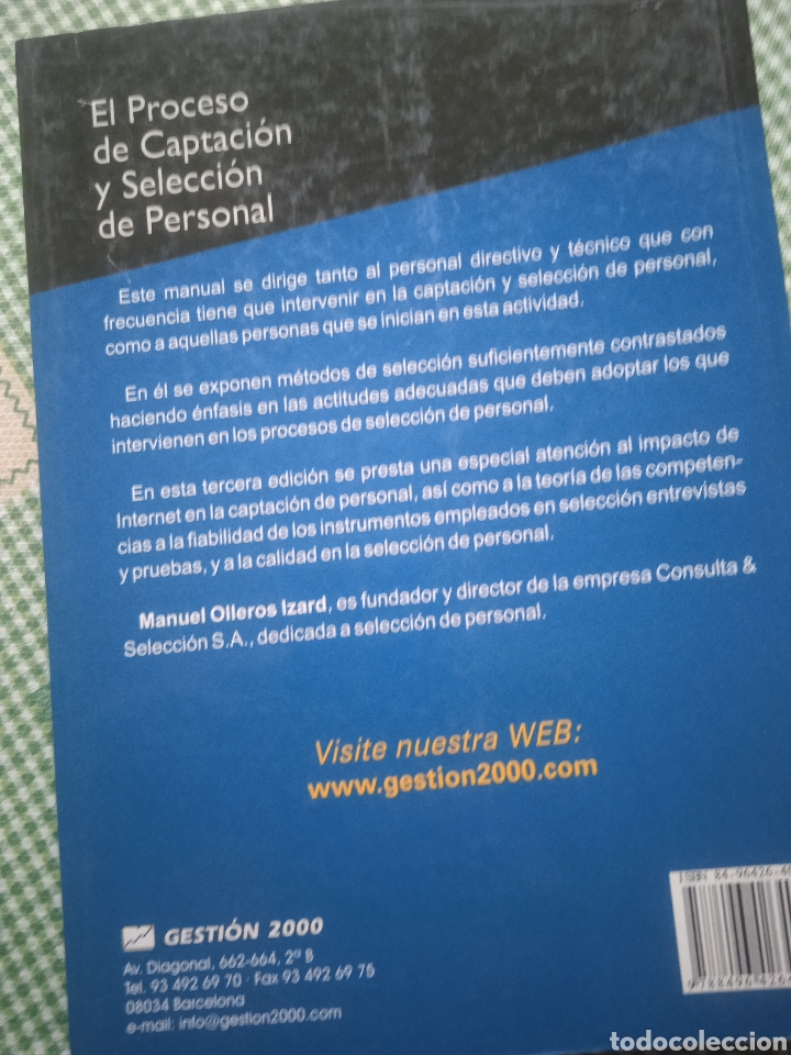Libros: Barybook 130. . El proceso de captaci&oacute;n y selecci&oacute;n personal. Gesti&oacute;n 2000 - Foto 2