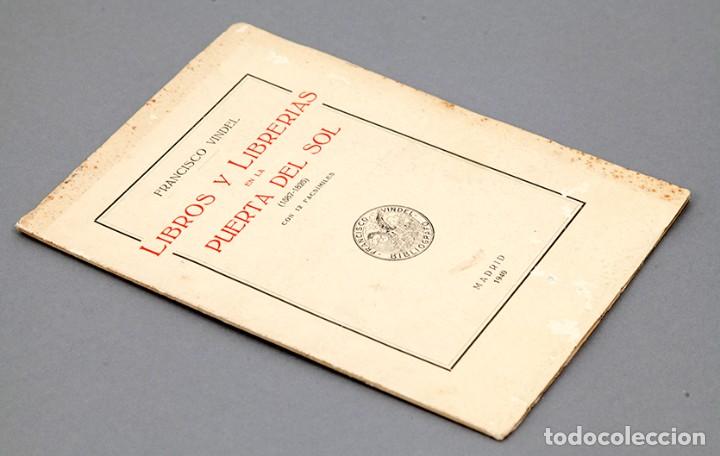 Libros: FRANCISCO VINDEL: LIBROS Y LIBRER&Iacute;AS DE LA PUERTA DEL SOL (1587 - 1825) CON 12 FACS&Iacute;MILES - Foto 2