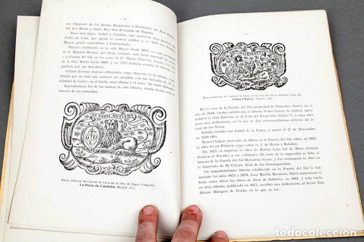 Libros: FRANCISCO VINDEL: LIBROS Y LIBRER&Iacute;AS DE LA PUERTA DEL SOL (1587 - 1825) CON 12 FACS&Iacute;MILES - Foto 5