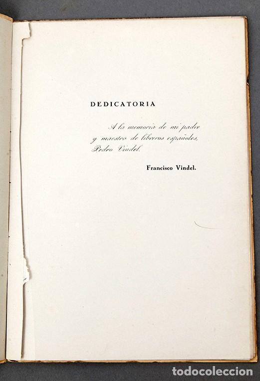 Libros: FRANCISCO VINDEL: LIBROS Y LIBRER&Iacute;AS DE LA PUERTA DEL SOL (1587 - 1825) CON 12 FACS&Iacute;MILES - Foto 9