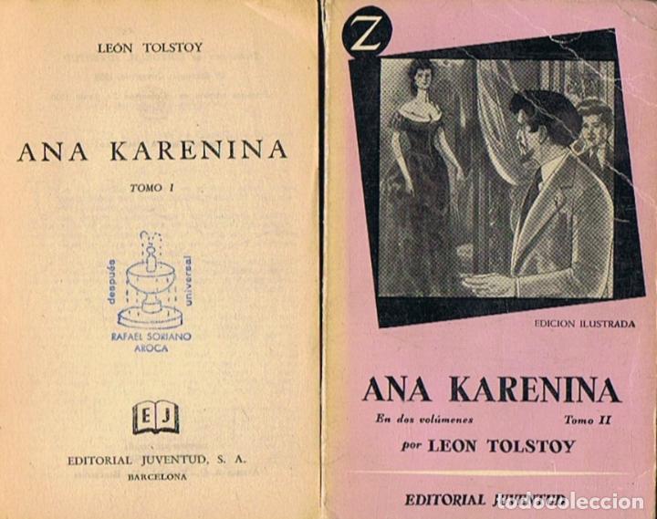 Libros: ANA KARENINA. 2 Tomos. - Tolstoy. Le&oacute;n, - Foto 1