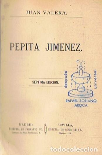 Libros: PEPITA JIM&Eacute;NEZ. - Valera. Juan, - Foto 1