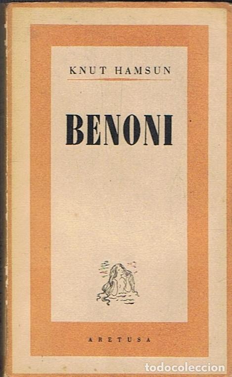 Libros: BENONI. - Hamsun. Knut, - Foto 1