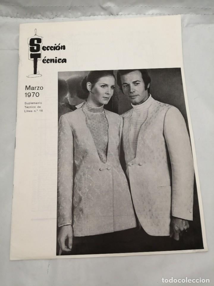 Libri di seconda mano: SECCI&Oacute;N T&Eacute;CNICA, MARZO 1970, SUPLEMENTO T&Eacute;CNICO DE L&Iacute;NEA N&ordm; 10 (CORTE Y CONFECCI&Oacute;N)