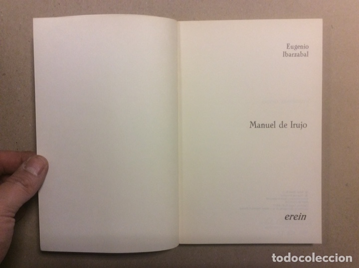 Libros: MANUEL DE IRUJO. EUGENIO IBARZABAL. EDITA EREIN 1977 - Foto 2