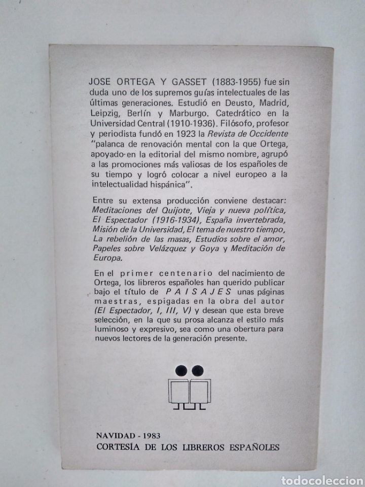 Libros: Paisajes / Jos&eacute; Ortega y Gasset - Foto 4