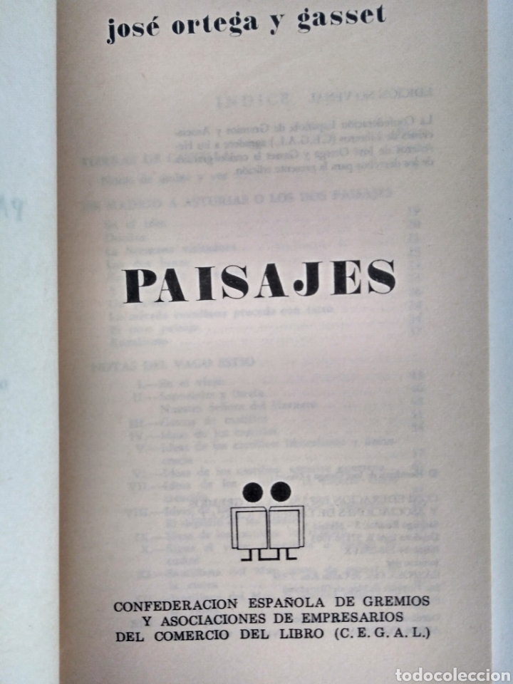 Libros: Paisajes / Jos&eacute; Ortega y Gasset - Foto 3