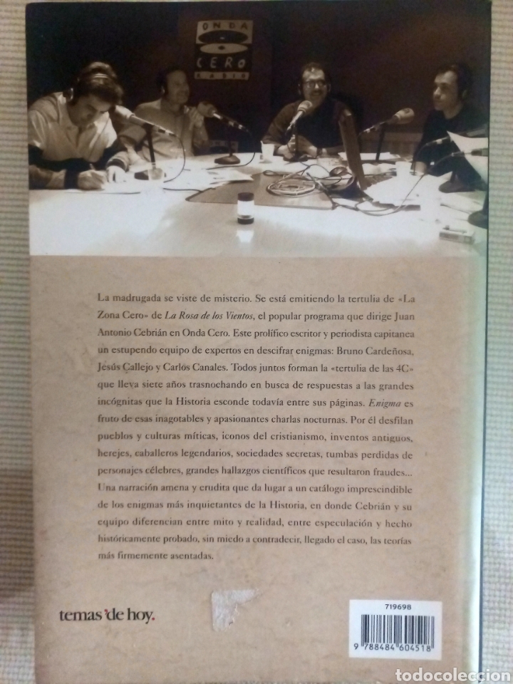 Libros: ENIGMA. Juan Antonio Cebrian - Foto 2