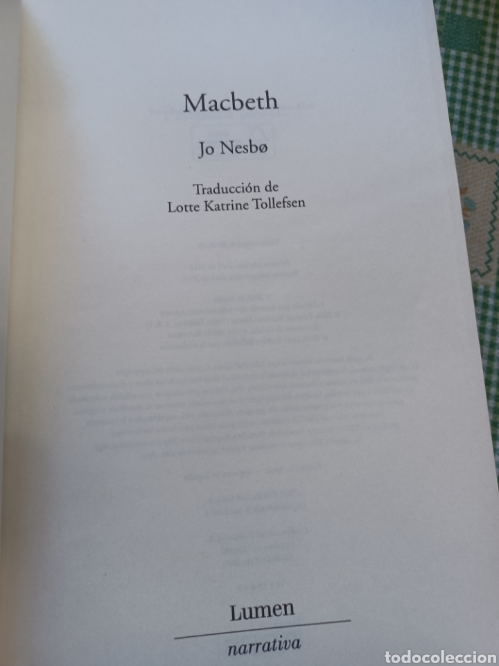 Libros: Barybook 193. . Macbeth Jo NesBo Lumen - Foto 3