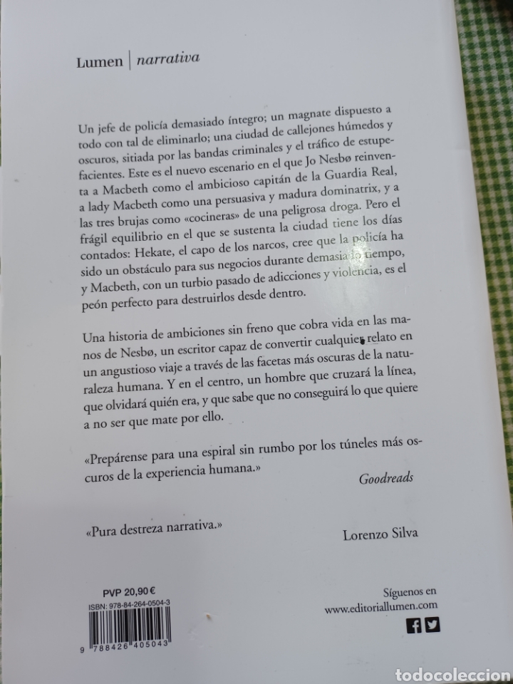Libros: Barybook 193. . Macbeth Jo NesBo Lumen - Foto 5