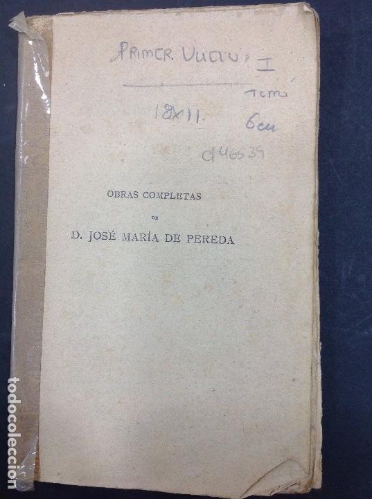 Libros: Obras completas Jos&eacute; Mar&iacute;a de Perera tom&oacute; 1 - Foto 1