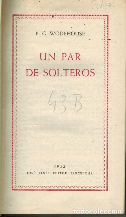 Libros: UN PAR DE SOLTEROS - Foto 1