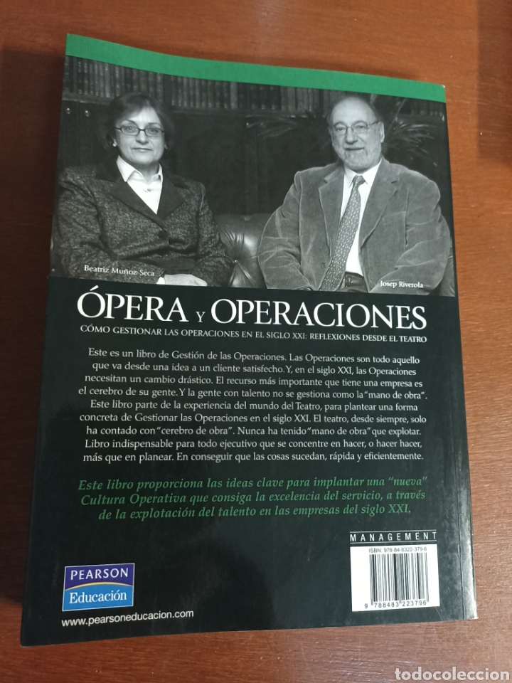 Libros: Opera y operaciones Beatriz Mu&ntilde;oz Seca , Prentice Hall - Foto 3