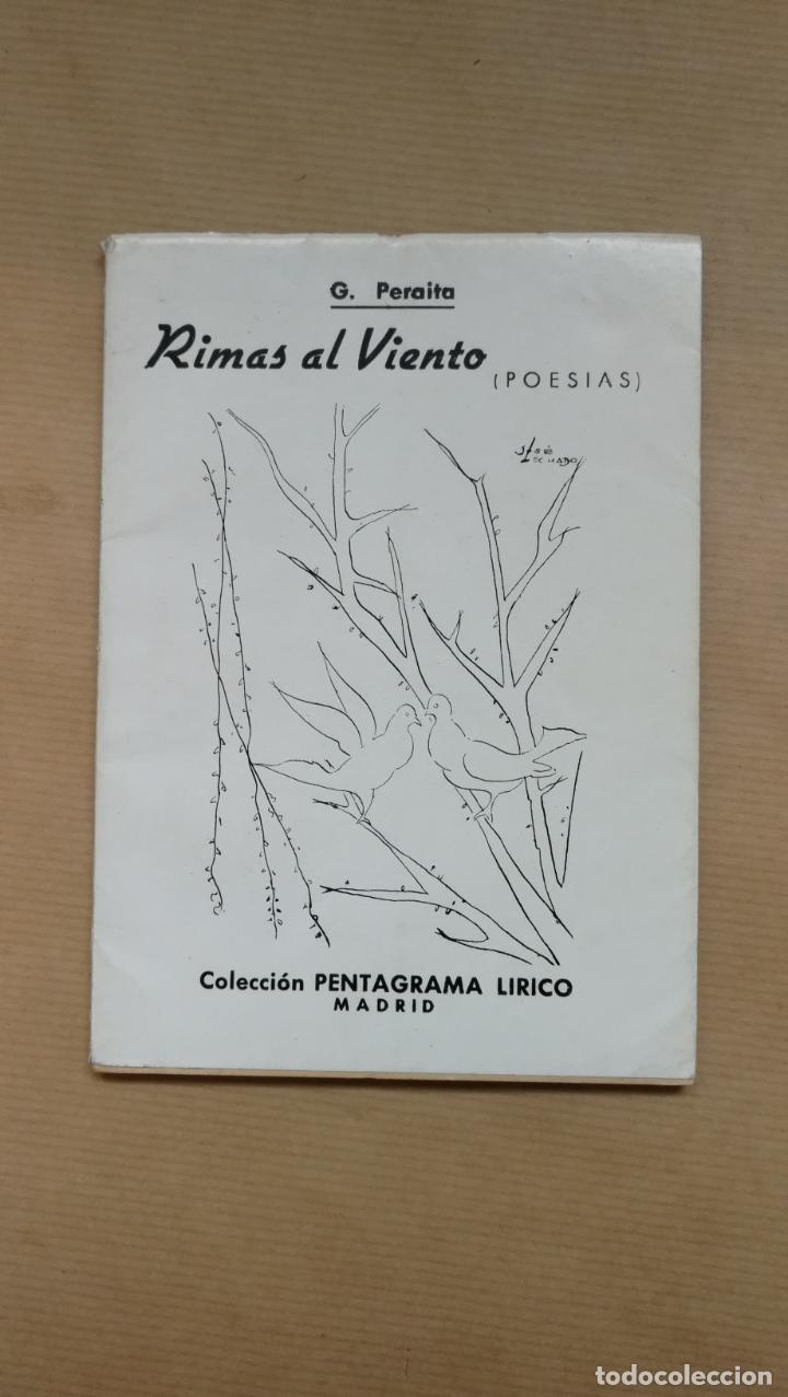 Libros: RIMAS AL VIENTO. POES&Iacute;AS. - G. PERAITA. - Foto 1
