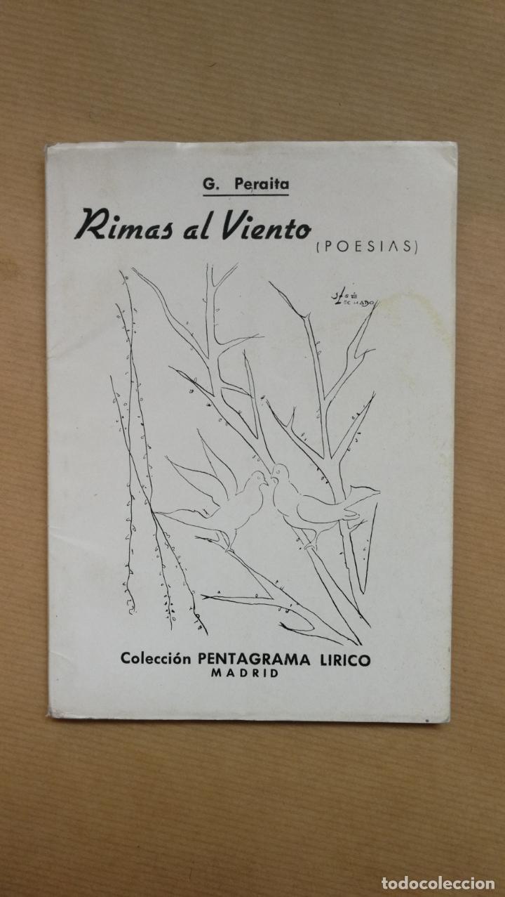 Libros: RIMAS AL VIENTO. POES&Iacute;AS. - G. PERAITA. - Foto 1